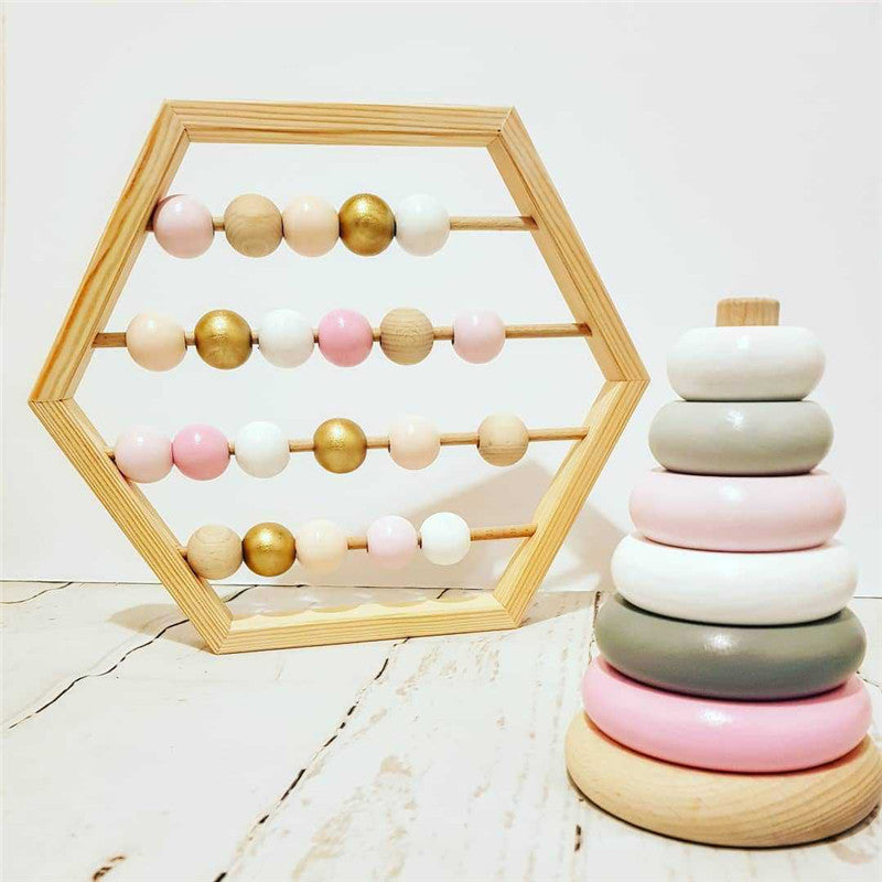 Baby Early Learning Puzzle Wooden Abacus