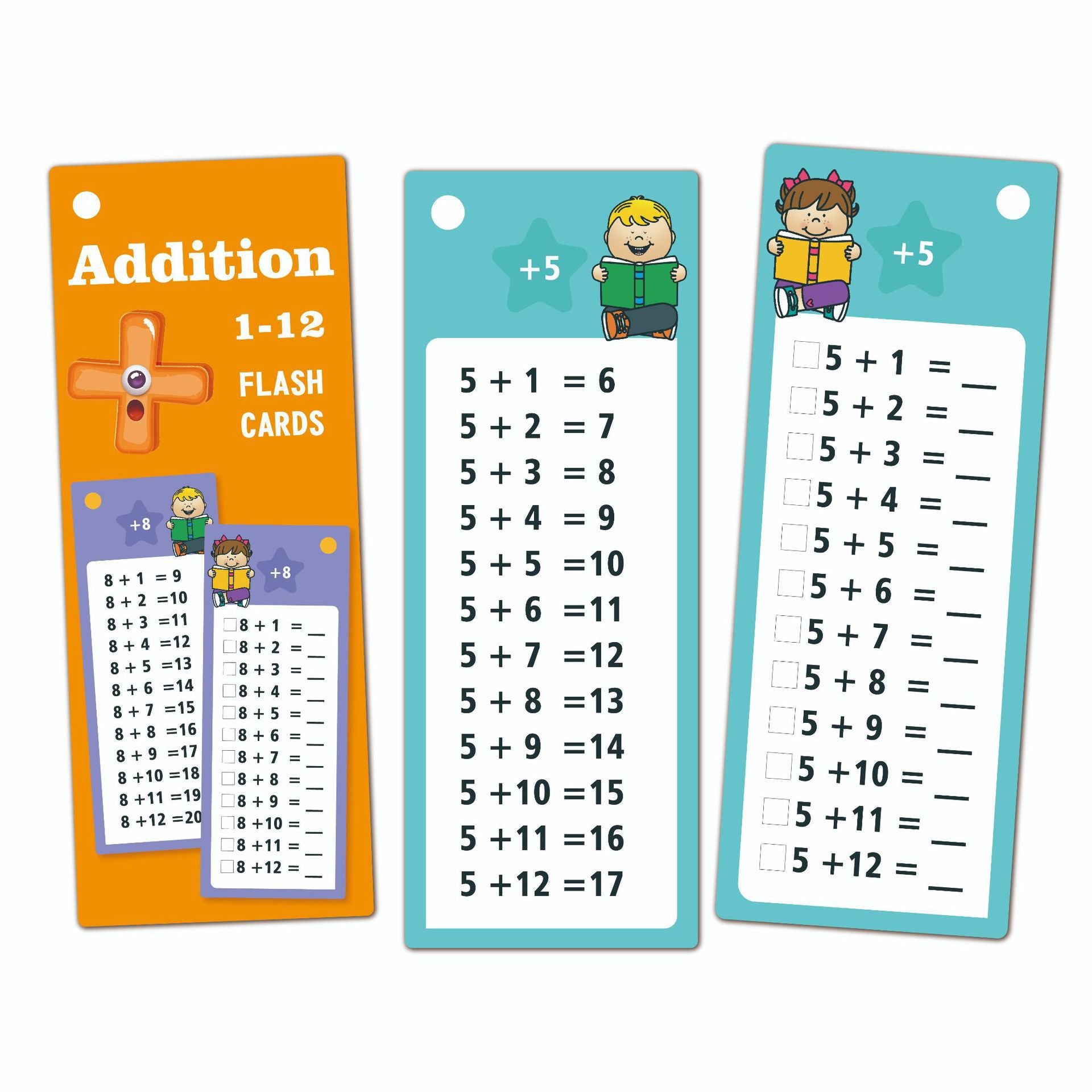 Erasable Repeated Use Math Learning Cards