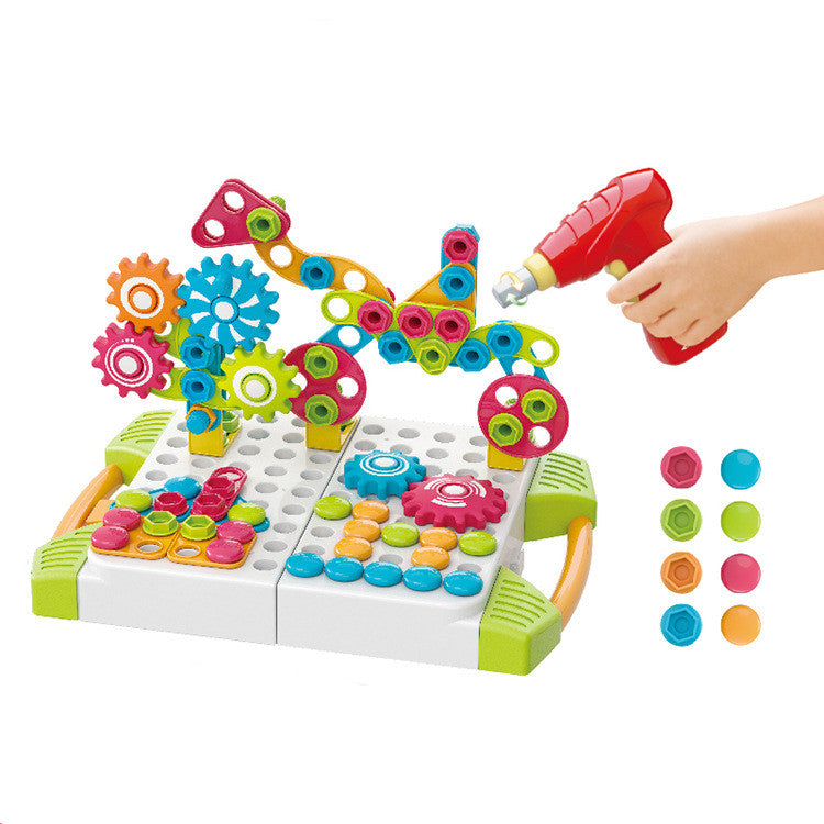 Screw Puzzle Boy Girl Assembling Toolbox Toy