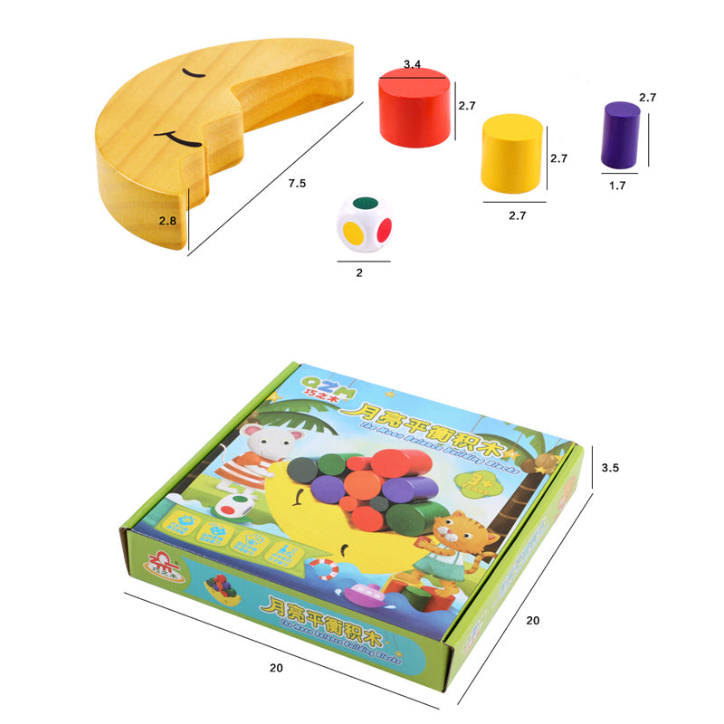 Wooden Moon Balance Toy