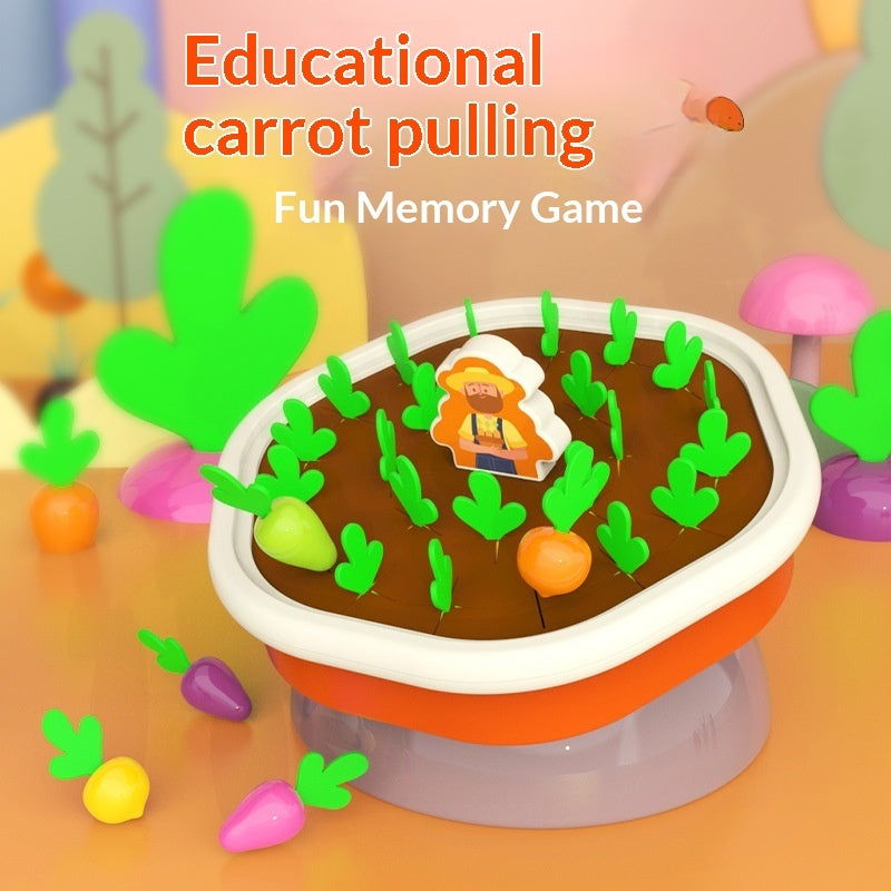 Memory Carrot Pulling Game Early Childhood Educational Pract