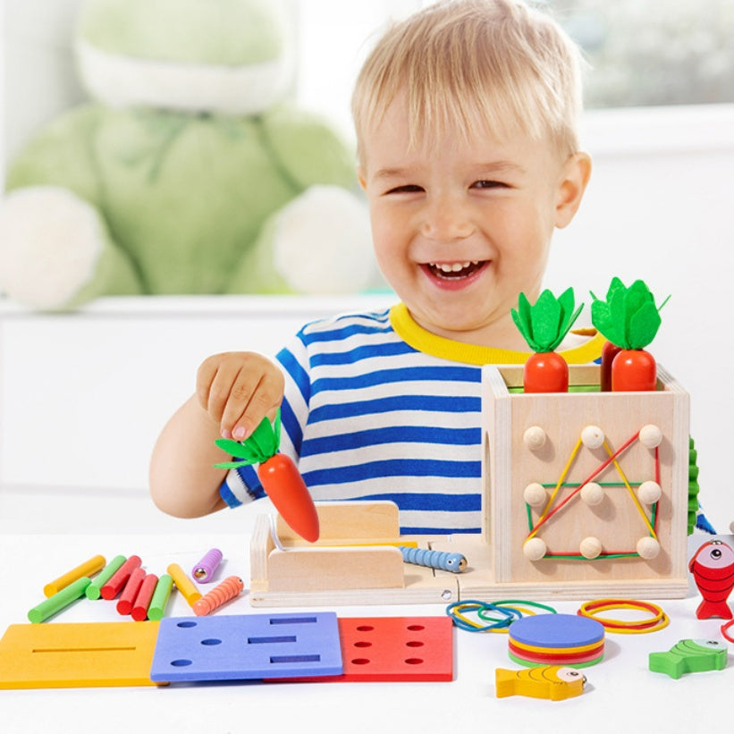 Multifunctional Stick Pulling Radishes Building Blocks For 