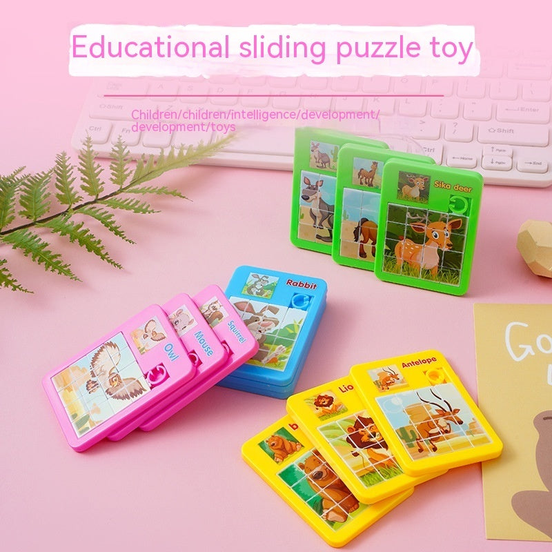 Animal Puzzle Huarong Road Maze Puzzle Toy