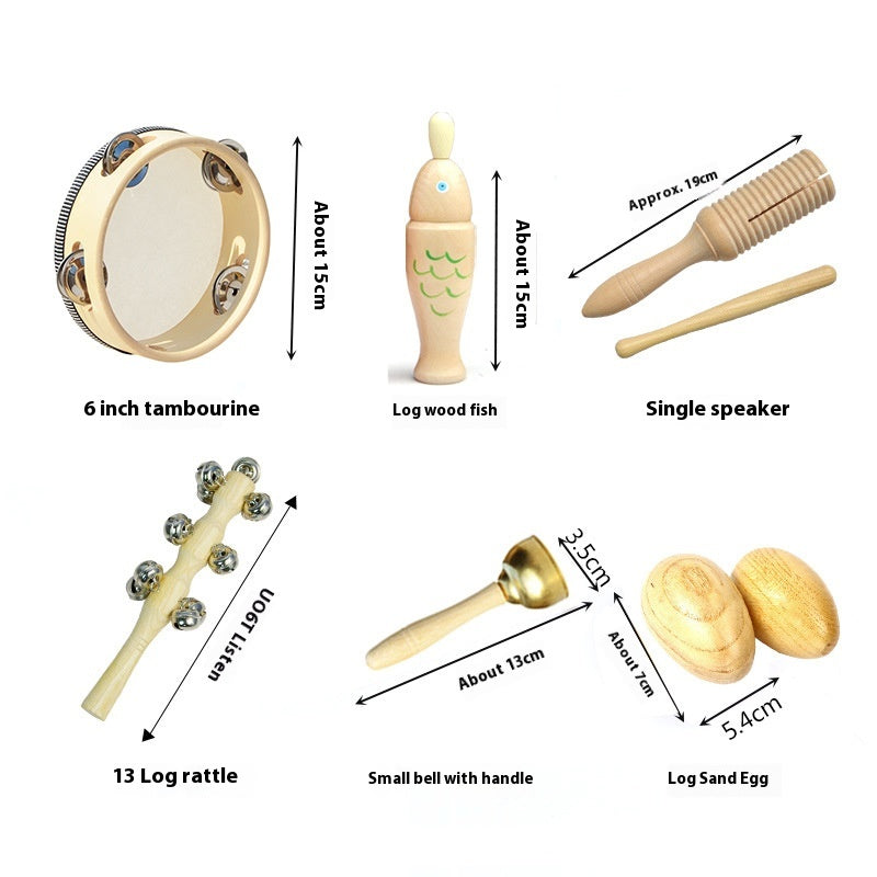 Wooden Sandhammer Orff Instrument Set Soundboard Wooden