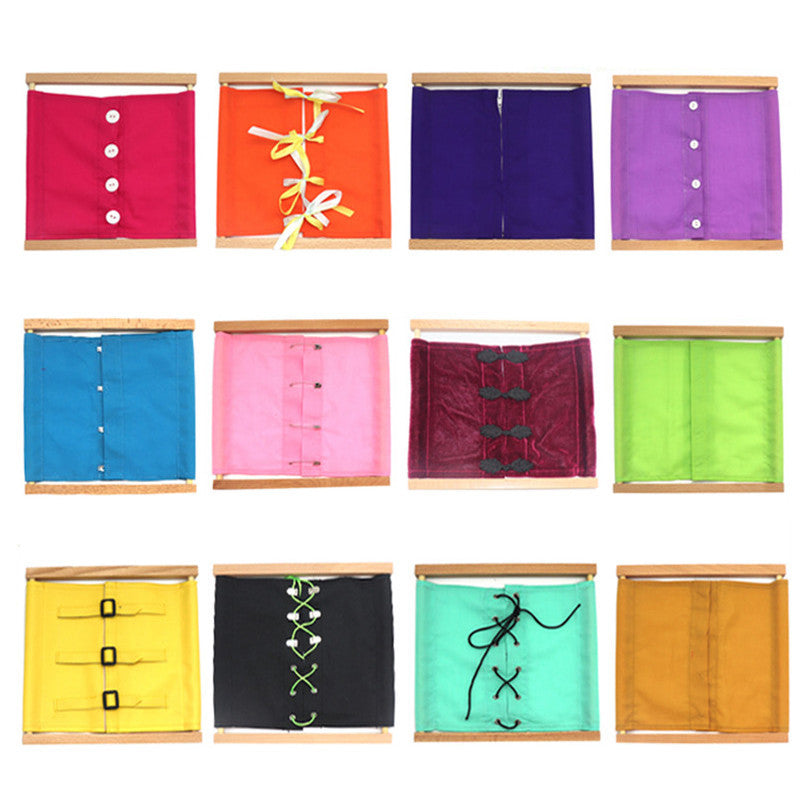 Daily Life Educational Tool Montessori Clothing And Frame Kindergarten Learning To Wear Clothes