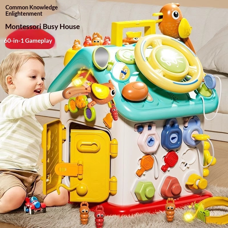 Babys Busy House Montessori Early Learning Toy House